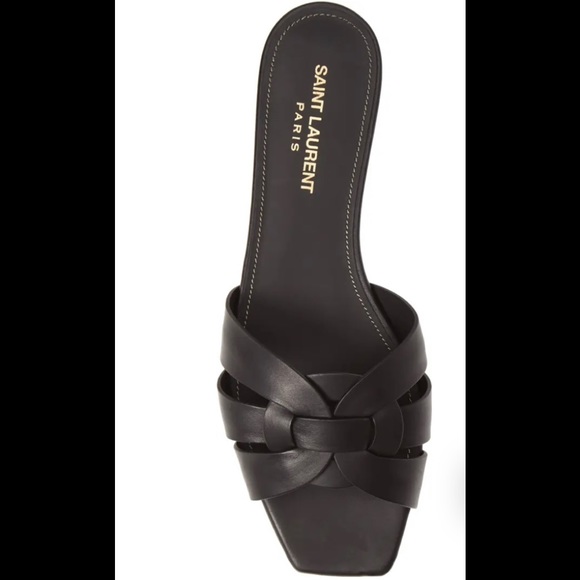 COPY - SAINT LAURENT Tribute Nu Pieds Slide Sandals Size 8 US - Picture 5 of 5